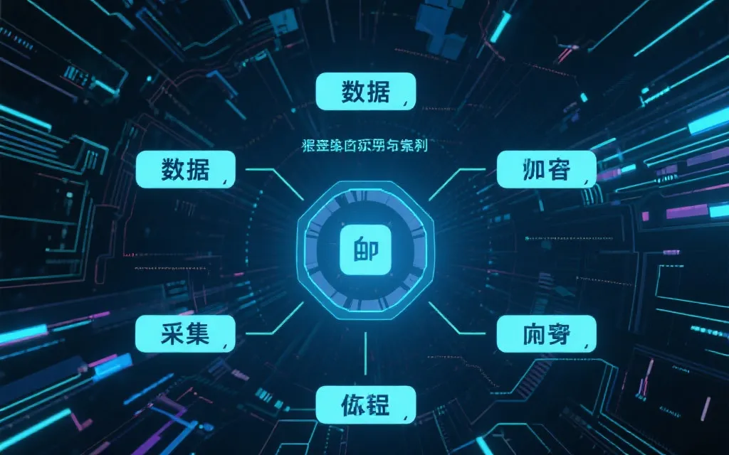 数据流程安全加密示意图